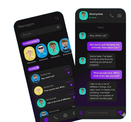OmegleVC video chat features and controls
